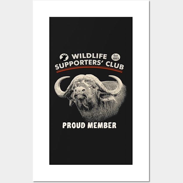 African Buffalo Bull Close-up for Wildlife Supporters Wall Art by scotch